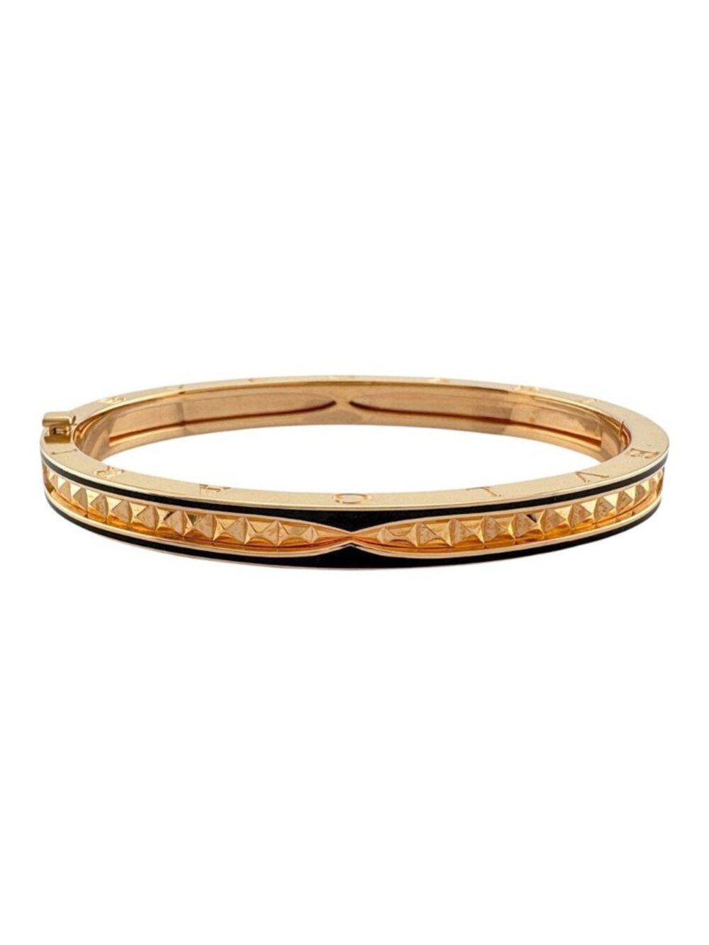 Bvlgari B.zero1 Lock Bangle 18k Pink Gold Bracelet